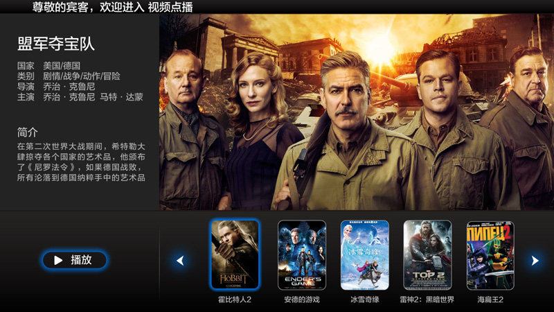 有线电视点播电影简介 有线电视点播电影简介